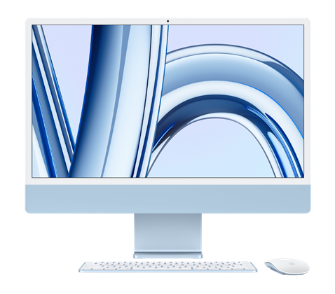 Apple iMac 24'' M3 (8CPU+10GPU), modrý