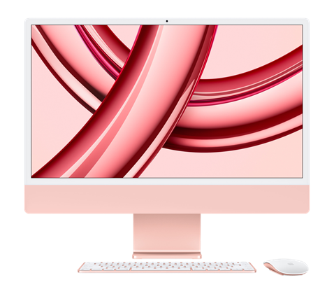 Apple iMac 24'' M3 (8CPU+10GPU), růžový