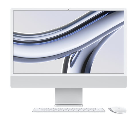 Apple iMac 24'' M3 (8CPU+10GPU), stříbrný