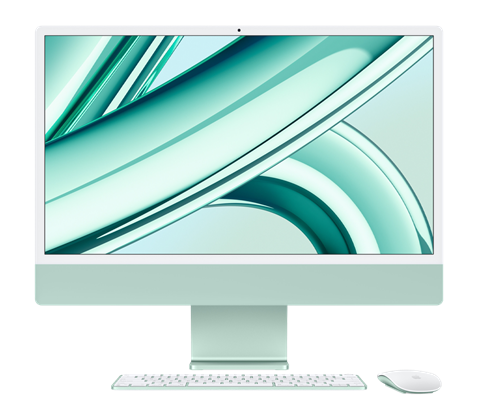 Apple iMac 24'' M3 (8CPU+8GPU), zelený