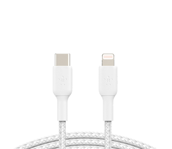 BELKIN USB-C kabel oplétaný - Lightning